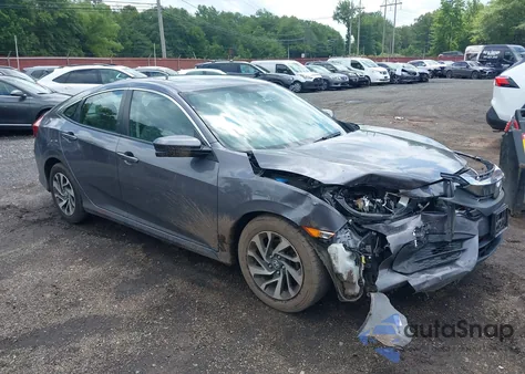 2018 Honda Civic Ex z USA, uszkodzony, nr VIN 2HGFC2F73JH523397